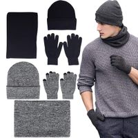 SAVE: Mens Hat Glove Scarf Winter...