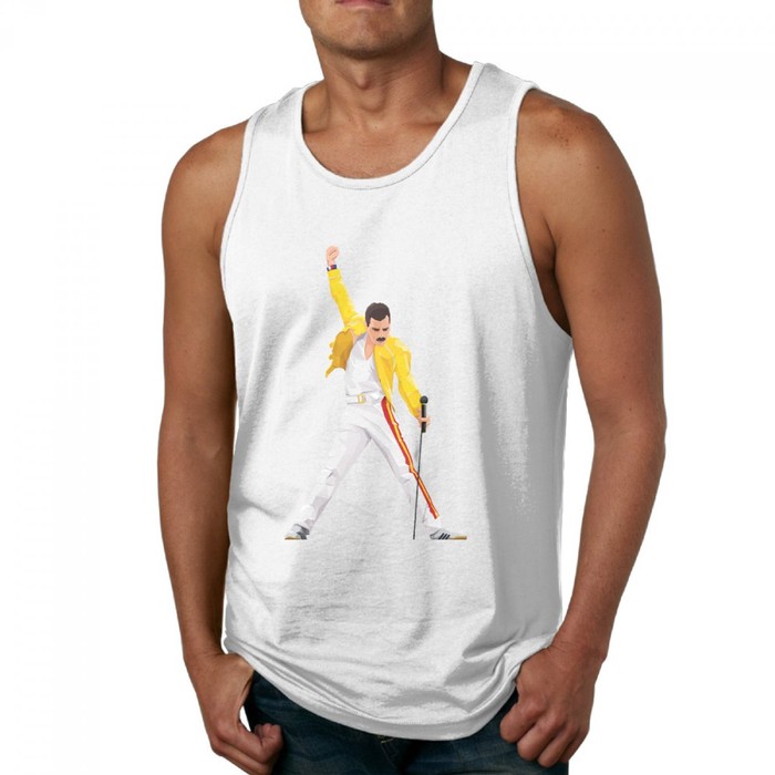 Freddie Mercury H Men's Vest Tank Tops - Tanga