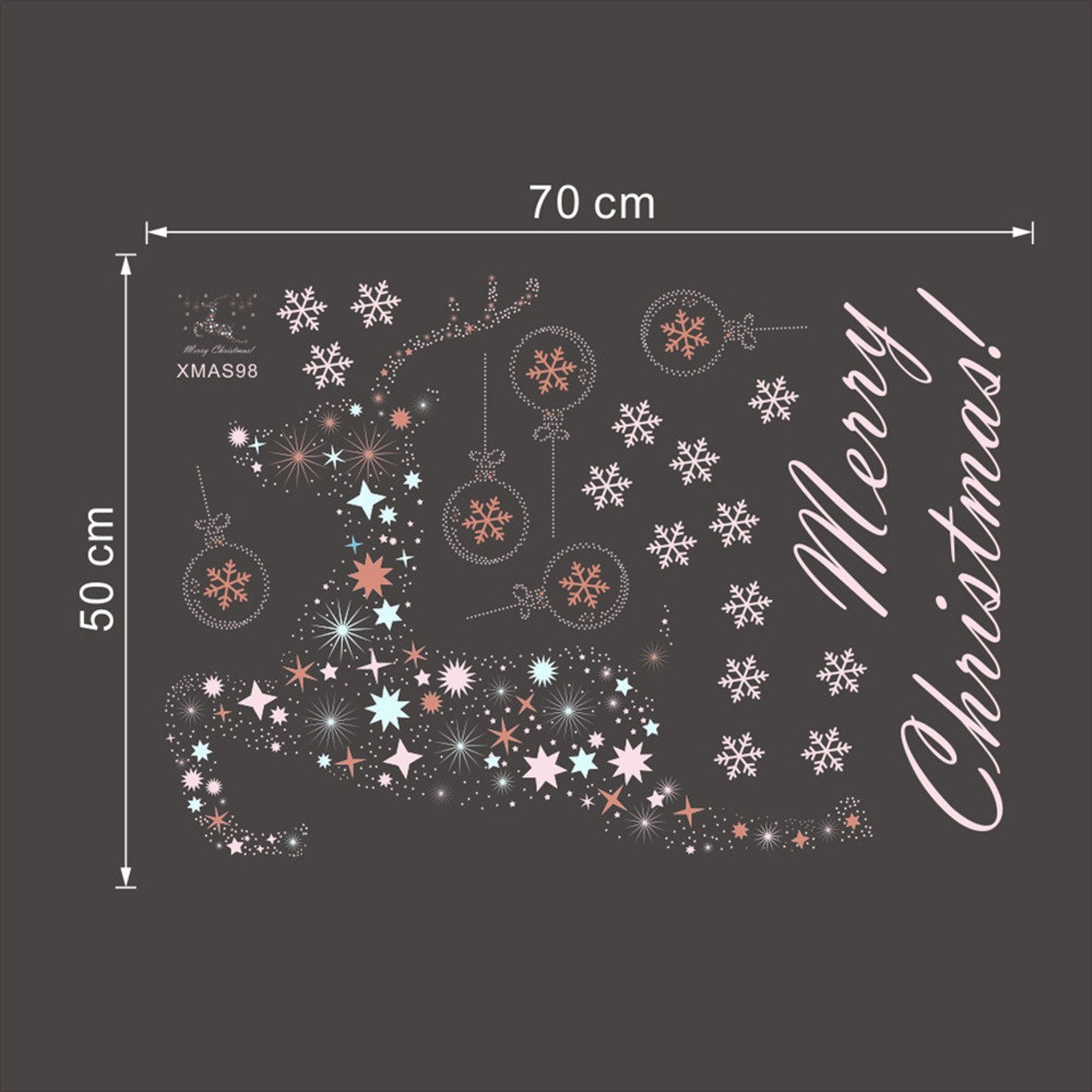 Merry Christmas Background Wall Decoration Removable Wall Stickers Tanga Merry Christmas Background Wall Decoration Removable Wall Stickers Tanga