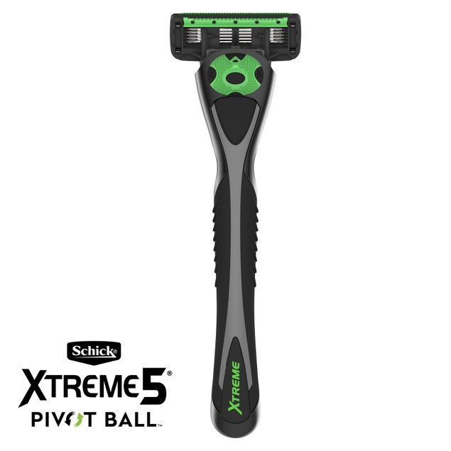 Schick Xtreme5 Pivot Ball Men's Razor, 1 Men's Razor Handle and 2 Razor ...