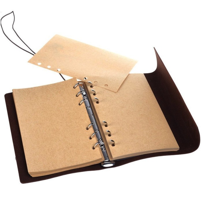 Diarybook Pirate Anchor Notebook Spiral Ring Binder Diary Retro Book