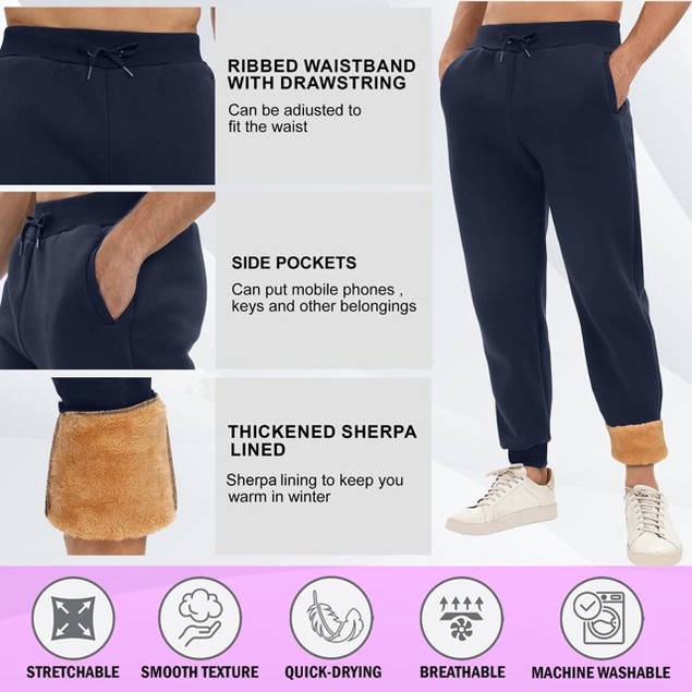 2 Pack Men s Thick Sherpa Lined Joggers Tanga 2-pack-men-s-thick-sherpa-lined-joggers-tanga