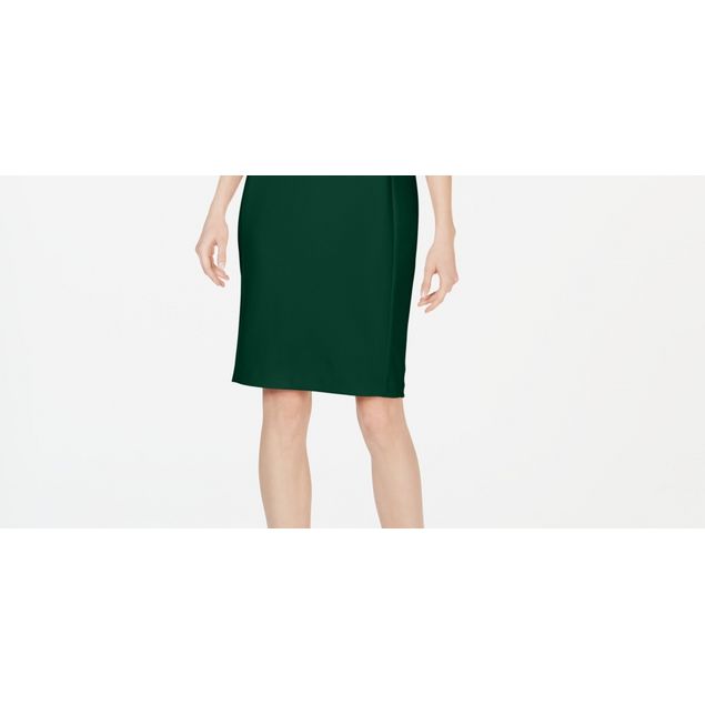 calvin klein tulip sleeve dress green Calvin Klein Tulip-Sleeve Dress M (8-10)
