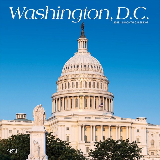 Washington DC Wall Calendar, by BROWNT Tanga
