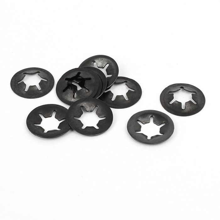 8mm x 18mm Internal Tooth Starlock Star Lock Locking Washers 10PCS - Tanga