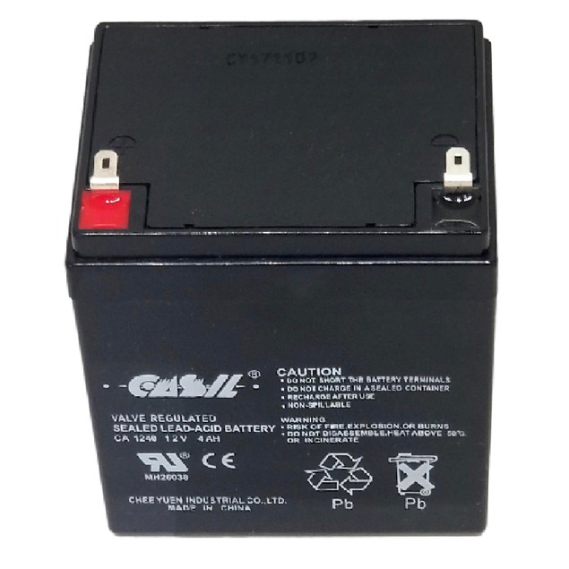 Replacement Battery Set For Razor E100 Electric Scooter - 2 Pack 12V 5Ah Sealed Lead Acid Batteries With F2 Terminals