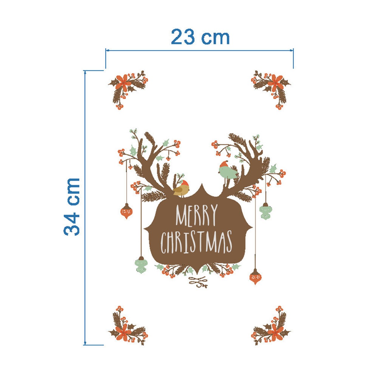 Merry Christmas Background Wall Decoration Removable Wall Stickers Tanga Merry Christmas Background Wall Decoration Removable Wall Stickers Tanga