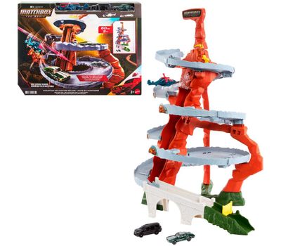 Matchbox The Movie Mountain Helicopter Escape Playset with 2 Cars