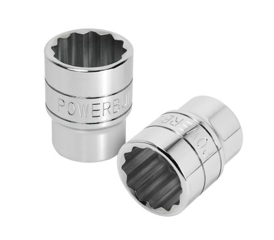 Powerbuilt 3/4 Inch Drive x 29 MM 12 Point Shallow Socket - 643232 - Tanga