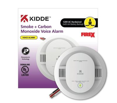 Kidde Hardwired Combination Smoke & Carbon Monoxide Detector – Interconnectable