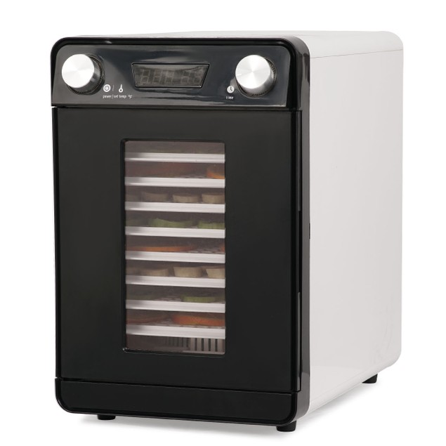 Della 9 Tray Food Fruit Jerky Dryer Drying Racks & Timer Dehydrator ...