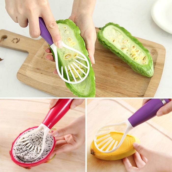Multi-function Sliced Fruit Digging Spoon - Tanga