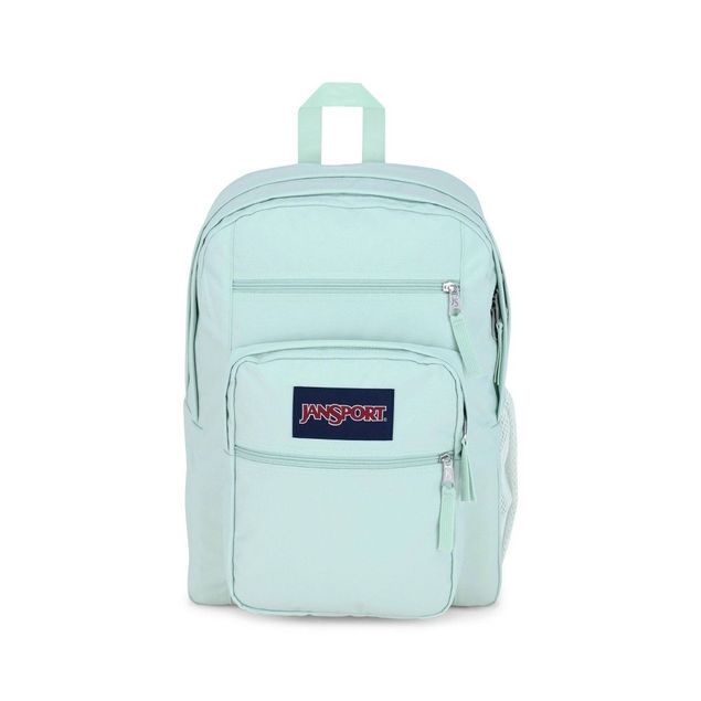 aqua dash jansport right pack Backpack With a signature suede leather base and classic JanSport front organiser pocket JanSport High Stakes (Aqua Dash