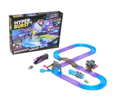Hyper Burst Shockout Circuit Battle Race Track Set