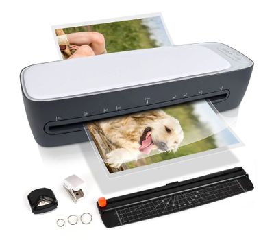 13 Inch A3 Laminator Machine, 9 in 1 Desktop Thermal Never Jam With 40 Pouches