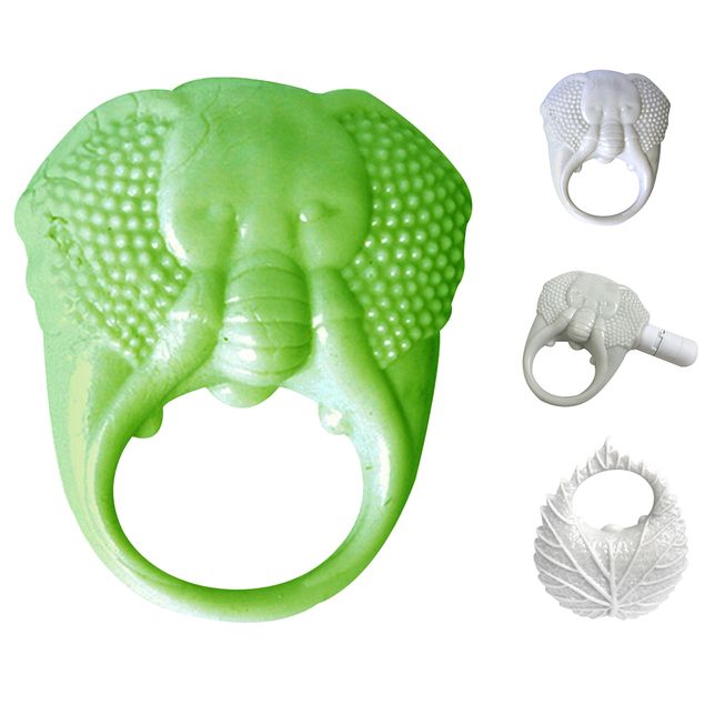 Vibrating Leaf Elephant Cock Delay Ring Stimulator Male Sex Massage Toy - Tanga Vibrating Leaf Elephant Cock Delay Ring Stimulator Male Sex Massage Toy - Tanga