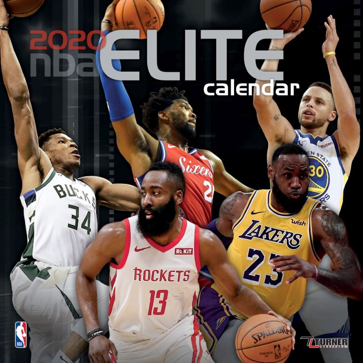 NBA Elite Mini Wall Calendar, Basketball by Calendars Tanga