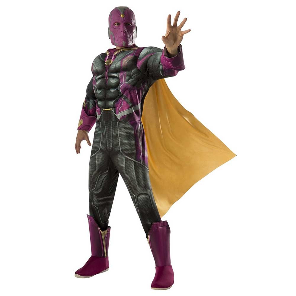 Muscle Chest Deluxe Vision Costume Civil War Marvel Paul Bettany Jarvis Tanga Muscle Chest Deluxe Vision Costume Civil War Marvel Paul Bettany Jarvis Tanga