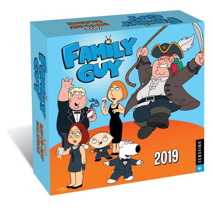 Family Guy Desk Calendar, Comedy TV by Calendars Tanga