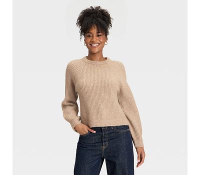 Women's Cozy Knit Crewneck Pullover Sweater - Universal