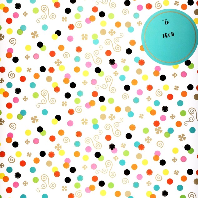 Metallic Dots Calendar Wrapper, Calendar Wrappers by Calendar Ink Tanga