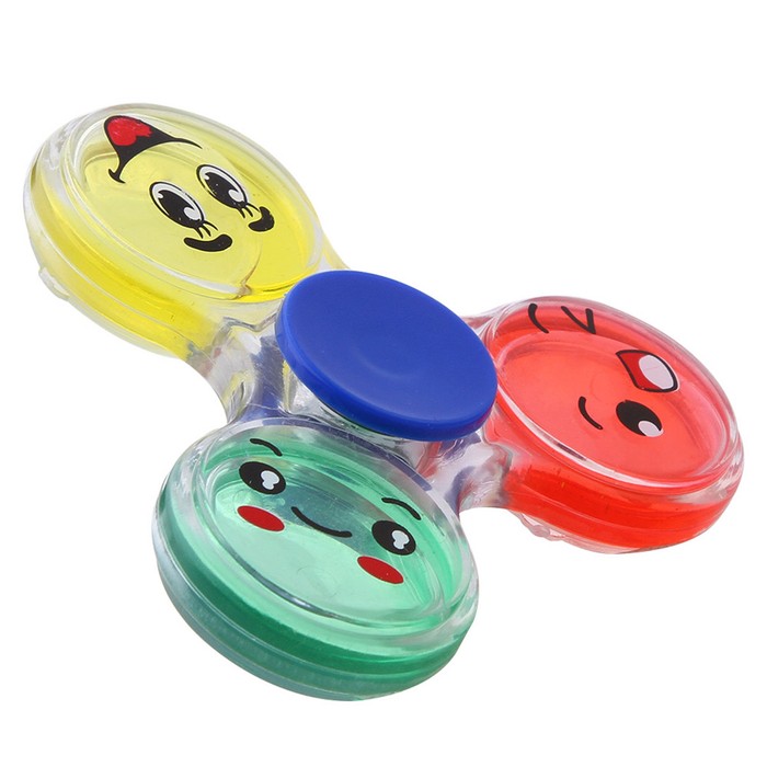 Mud Fidget Crystal Mud Emoji Fidget Hand Spinner Finger Bearing Gyro Focus Toy - Tanga
