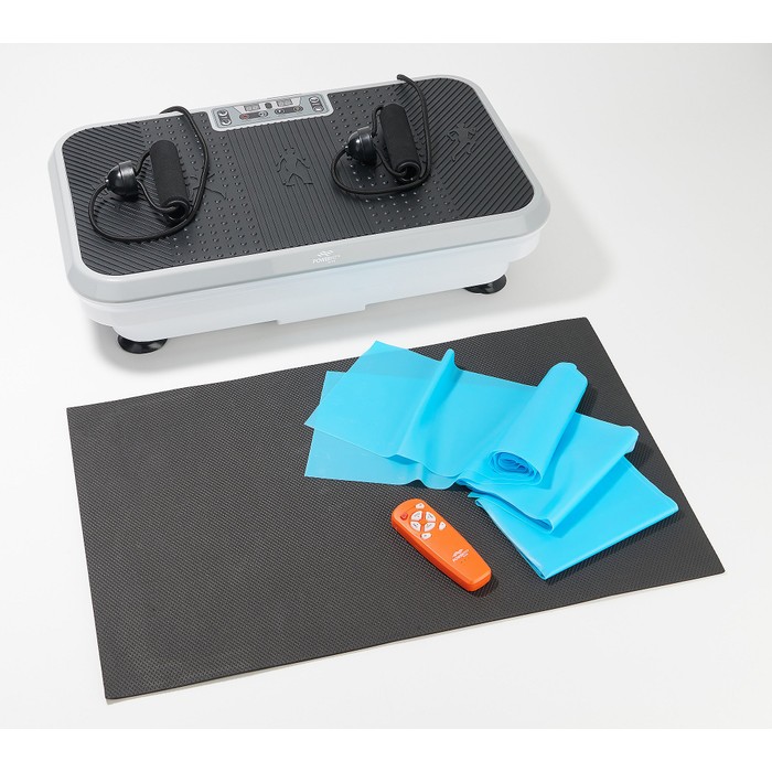 PowerFit Elite Vibration Platform with Exercise Bands & Mat - Tanga