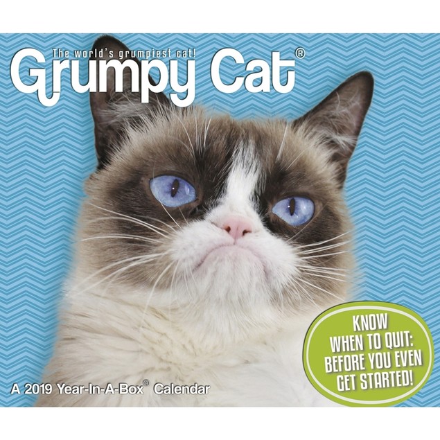 Grumpy Cat Desk Calendar, by ATAGLA Tanga
