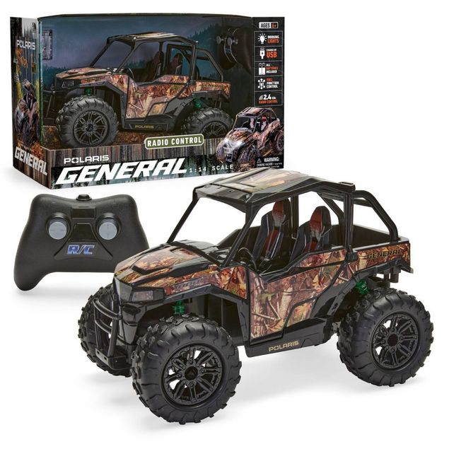 Sharper Image Toy Remote Control Vehicle Polaris General 1:14 Scale ...