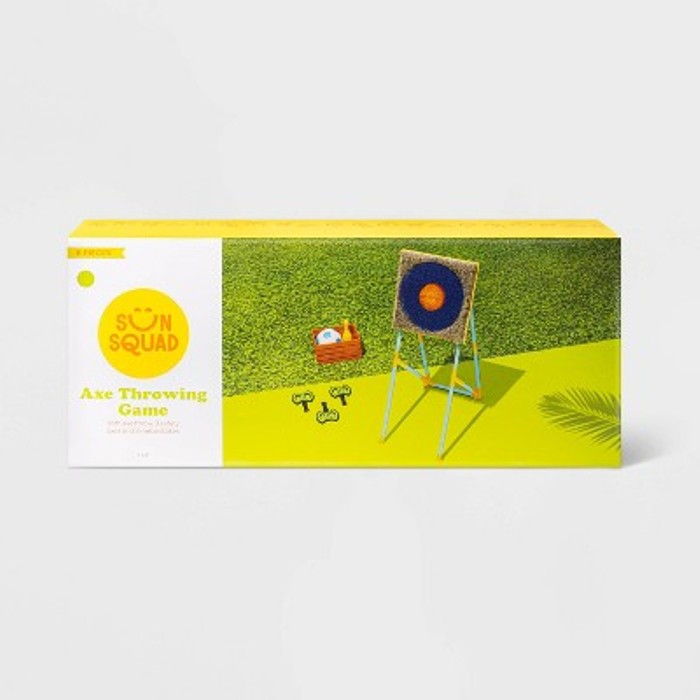 Axe Throw Toss Game Set Sun Squad Open Box Tanga