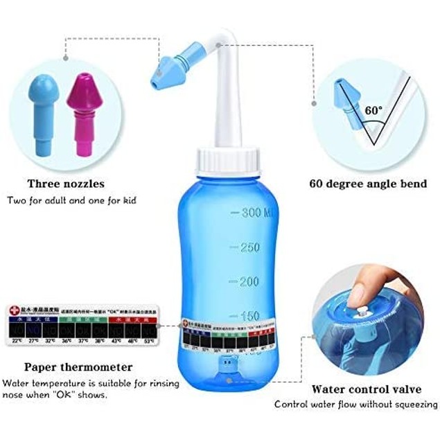 Neti Pot Sinus Rinse Bottle - Tanga