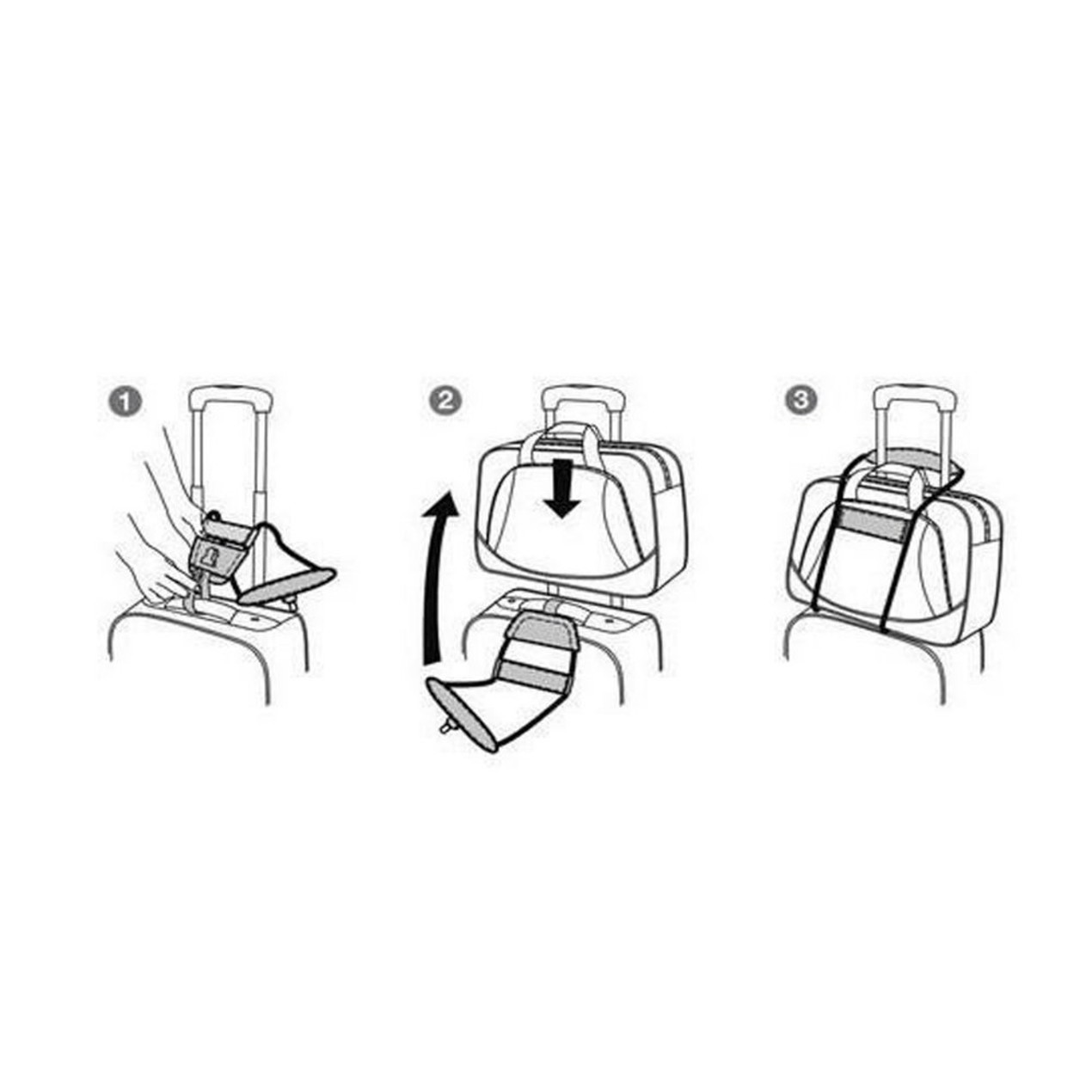 2 Pack Easy Bag Bungee For Travel Tanga