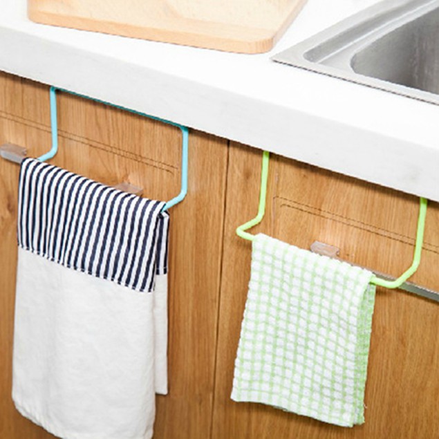 Over Door Kitchen Towel Rack 