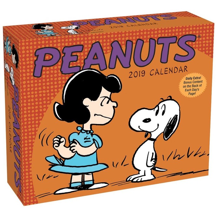 Peanuts Desk Calendar, Cartoons Comics by Calendars Tanga