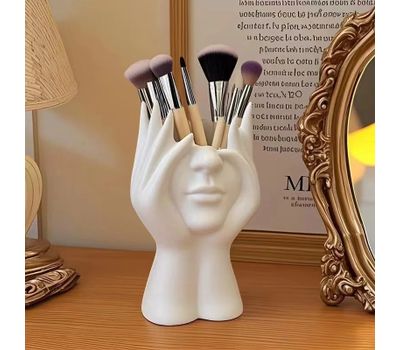 Artistic Body Silhouette Desk Organizer & Brush Holder