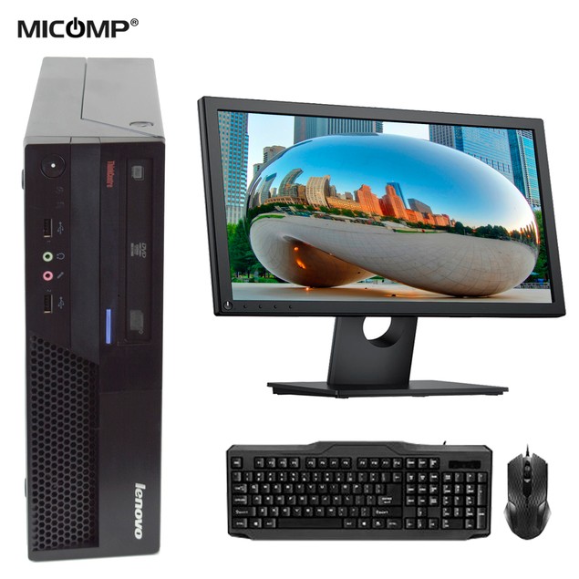 Lenovo Desktop Computer Bundle w/ LCD Monitor (Core i3, 8GB RAM, 500GB ...