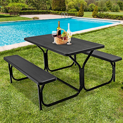 Costway Outdoor Picnic Table 