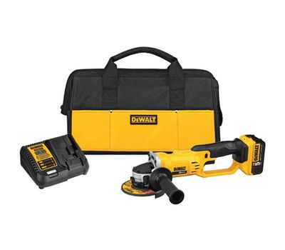 DEWALT 20V MAX Cordless 4.5-5 in. Grinder w/5.0Ah Battery and Charger
