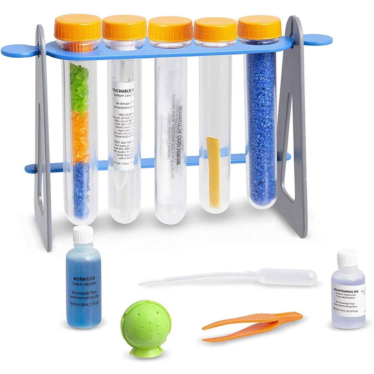 Discovery Mindblown Toy Kids STEM Science Test Tubes Kit, 19-Piece - Tanga