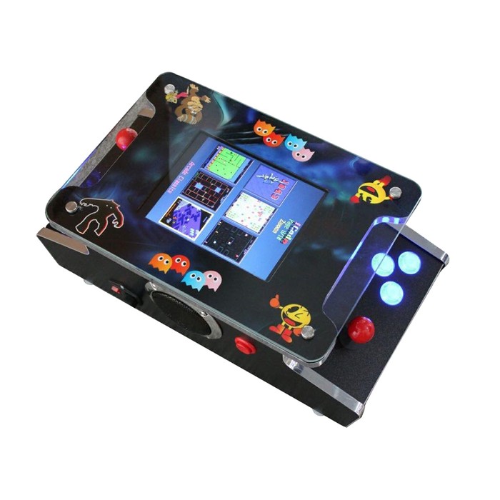 TABLETOP COCKTAIL ARCADE MACHINE VINTAGE LCD SCREEN 60 GAMES-IN-1 - Tanga