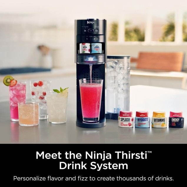 Drink Create Ninja Thirsti Drink System, Soda Maker, Create Unique Sparkling & Still ...