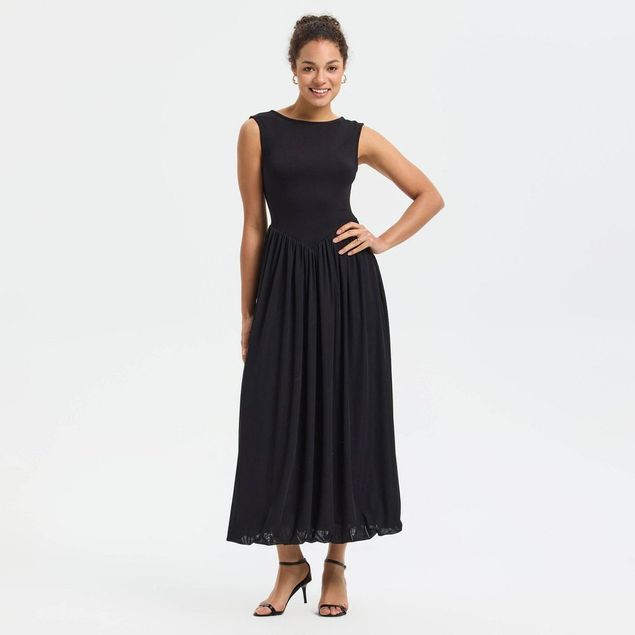 a new day midi dress Women Midi Halter Dress - A New Day