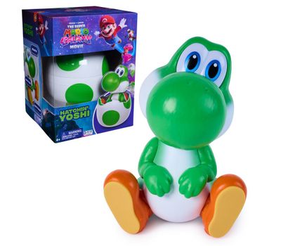 Yoshi Super Mario Galaxy Movie Hatchin’ Interactive Egg Animal Figures