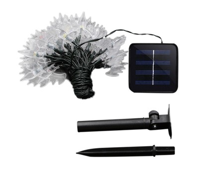 30 LED Light Outdoor Waterproof Festive Hanging Solar Halloween Bats ...