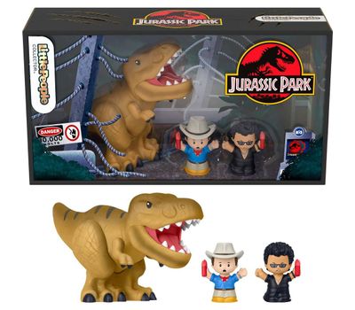 Little People Collector Jurassic Park Special Edition Set with Dinosaur for