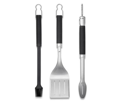 Weber 3pc Precision Grill Tool Set Black