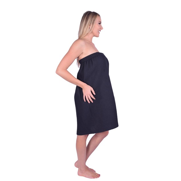 Waffle Cotton Spa  Body Wrap Sarong  with Velcro Closure  Waffle Cotton Spa  Body Wrap Sarong  with Velcro Closure