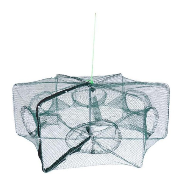 Hexagonal Foldable Automatic Fishing Net for Shrimp, Crab and Fish - Tanga
