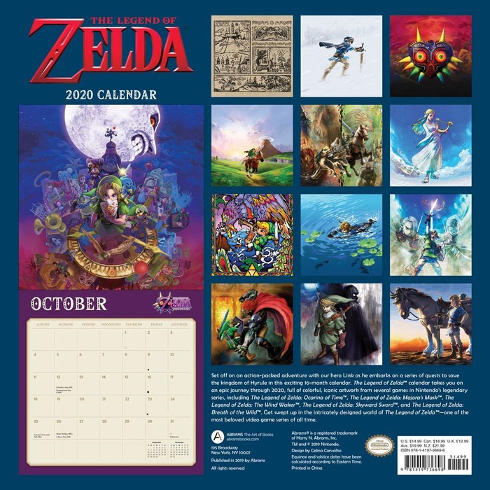 Legend Of Zelda Wall Calendar Gamers By Calendars Tanga legend-of-zelda-wall-calendar-gamers-by-calendars-tanga