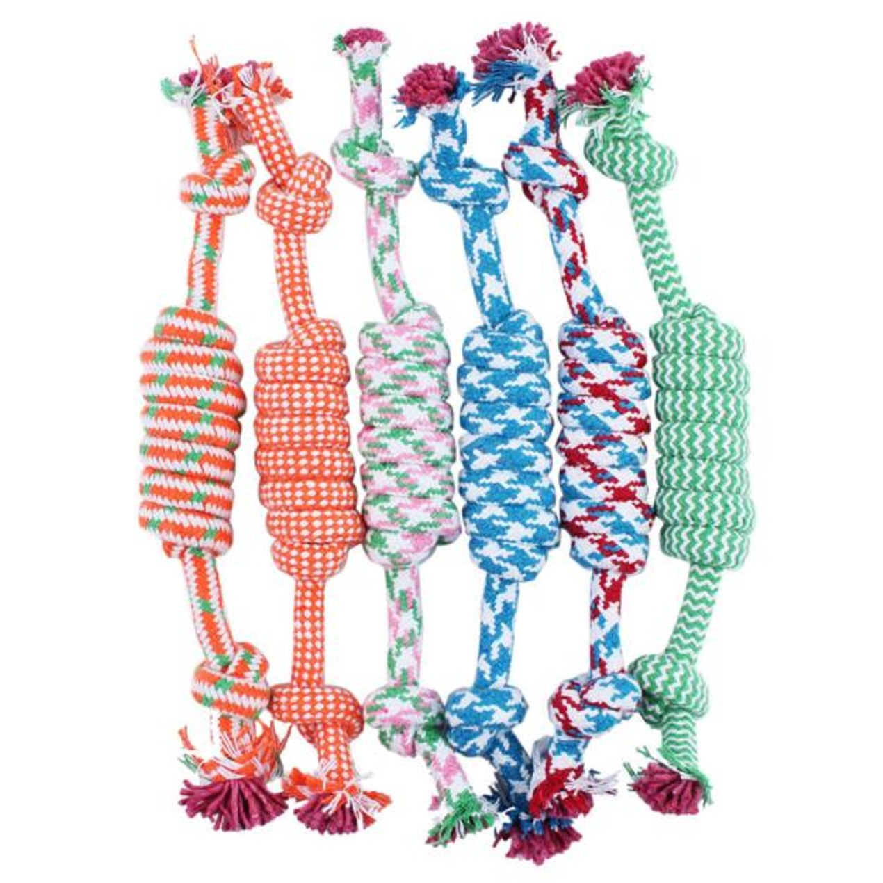 Braided Bone Rope Toy for Dogs - Random Color - Tanga
